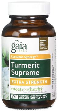 Picture of Turmeric Supreme Gaia Herbs 60 VCaps